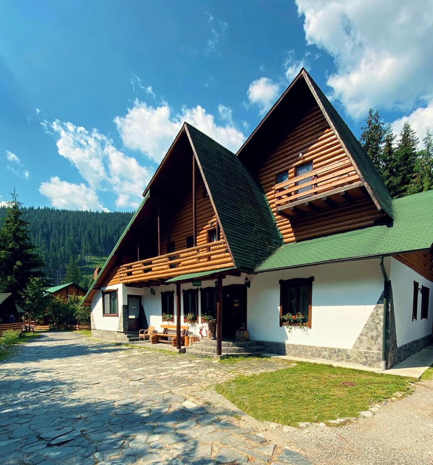 Pensiunea Vanatorul Obarsia Lotrului Exterior foto